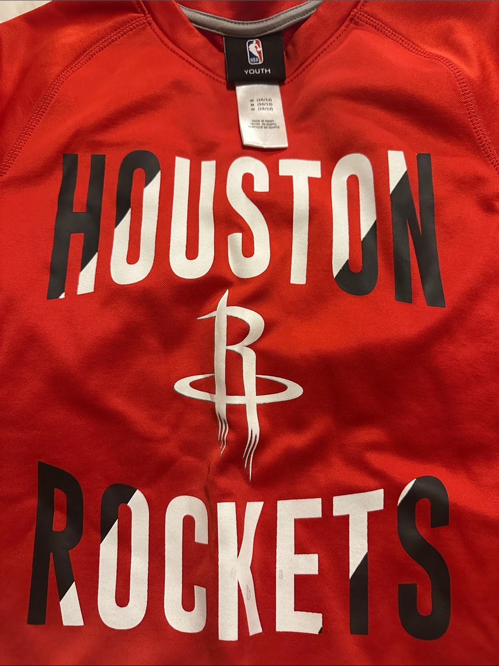 NBA Houston Rockets Red Pullover Sweatshirt - Picture 2 of 4